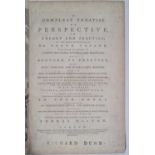 Thomas Malton, A Compleat Treatise on perspective. 2 vols in 1 folio, First editions with receipt