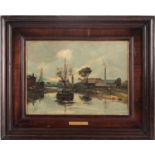 Alexander Fraser RSA (1827-1899), The Quiet Estuary, oil on canvas, signed lower left, 25 cm x 34