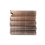 Walpole, Spencer, History of England in five-volumes, Longman & Co London 1880. Gilt tooled oil