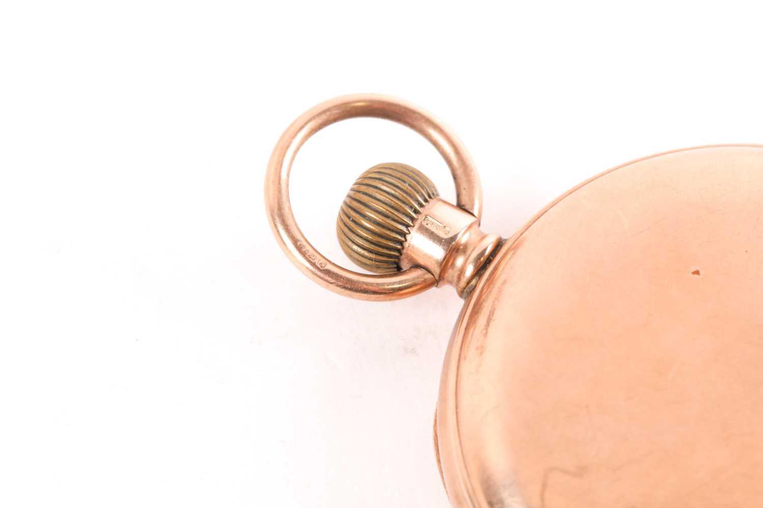 A 9ct gold full hunter pocket watch, retailed by J W Benson, London, 93g gross. - Image 9 of 9