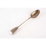 A William IV silver "Fiddle" pattern basting spoon. London 1834 by William Eley. Monogrammed "M".