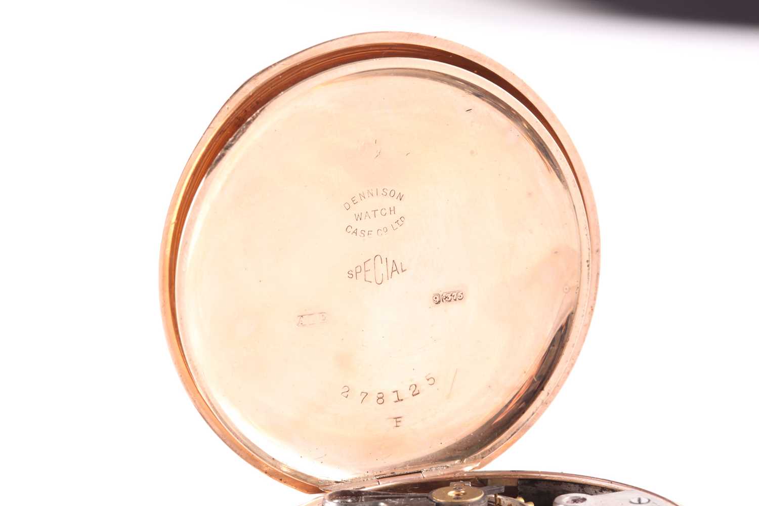 An early 20th century 9ct yellow gold closed cased pocket watch, with white enamel Roman numeral - Image 2 of 10