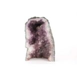 A large and impressive amethyst quartz geode specimen. 24 cm wide x 34 cm high x 11 cm deepCondition