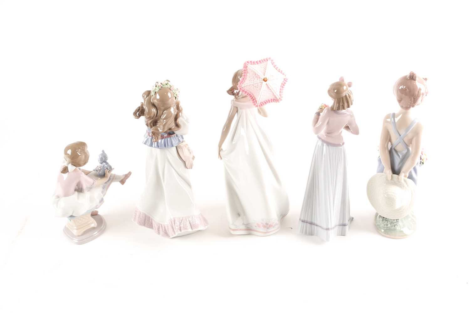 Five Lladro figures, Best Friend (07620), Pocket Full of Wishes (07650), Innocence in Bloom (07644), - Image 10 of 10