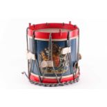 A 20th century regimental (Queen's own regiment of foot?) side drum by Peter Henderson ltd of