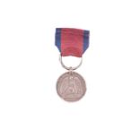 The Waterloo medal. To James Broad of the 1st Battalion of the 32nd of foot (Cornwall) regiment.