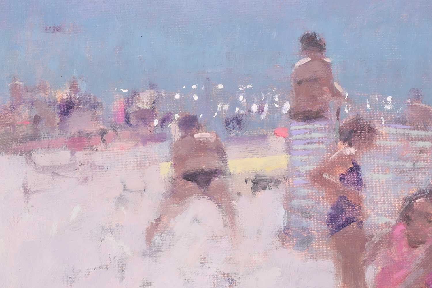 Stephen Brown, (B. 1947), Sidmouth Sunlight, oil on canvas board, signed with initials lower left, - Image 2 of 5