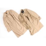 A Vintage Burberrys of London classic beige full-length raincoat, size 52 regular, with Raglan