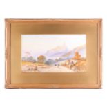 Frank Catano (19th/20th century), 'Lake Maggiore, Italy', watercolour, signed to lower left