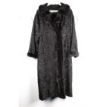 A Christian Dior Boutique Fourrure vintage full-length fur coat, with 'Fabian' retailer label sewn