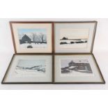 After Peter Brook RBA (1927-2009), four assorted coloured prints, all pencil signed by the artist,