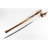 After a 19th original, a French style Grenadier a Cheval de la Garde sword and scabbard, with