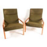 Ernest Race (British, 1913-1964) for Race Furniture Ltd. pair of 'Sheppey' armchairs, originally