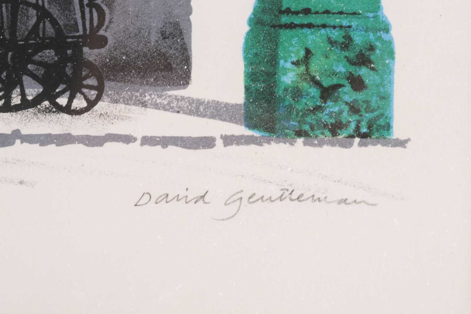 David Gentleman (b.1930), a limited edition signed print, numbered 62/70, 40 cm x 55 cm, framed - Image 2 of 5
