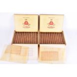 Two boxes of Dunhill Montecristo Seleccion Suprema No.2 cigars, each opened, 25 per box.Qty: 2