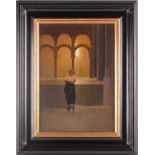 Peter Kelly NEAC RBA (1931-2019), The English Girl in Mesquita, oil on canvas board, signed with