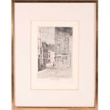 Walter Richard Sickert (1860-1942), 'Maple Street', etching, signed and dated 1915, second state,
