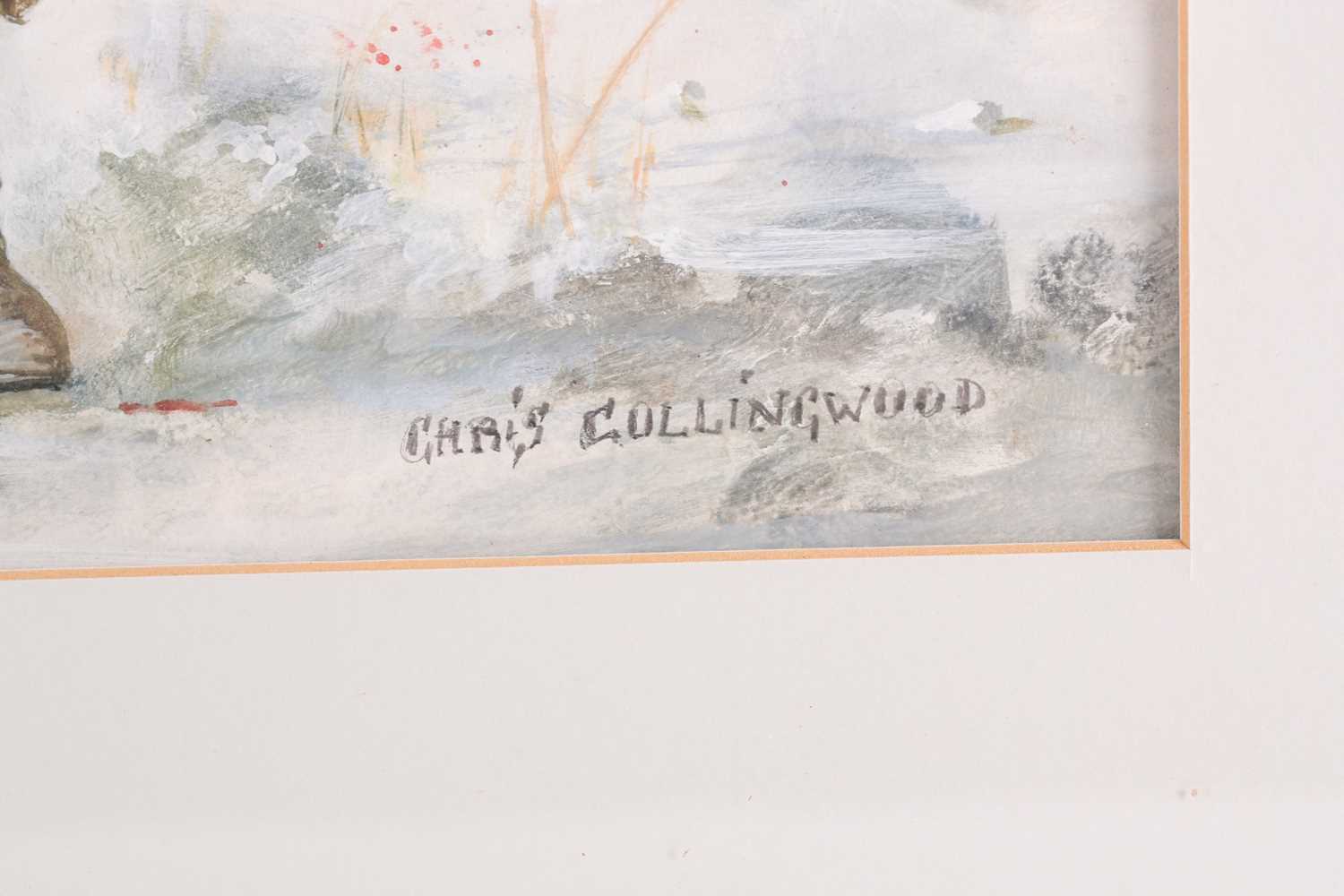 Chris Collingwood (20th century), 'Cover for Maelstrom', watercolour and bodycolour, signed to lower - Image 3 of 5