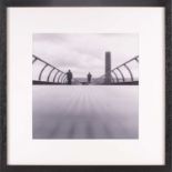 Manuela Hofer, Urban Perspectives, Millenium Bridge London, photographic print, 29 cm x 29 cm. Ex