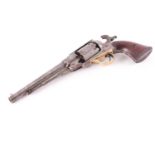 A Remington New Model 1858 Army single action 44 cal percussion revolver, with 8” octagonal barrel