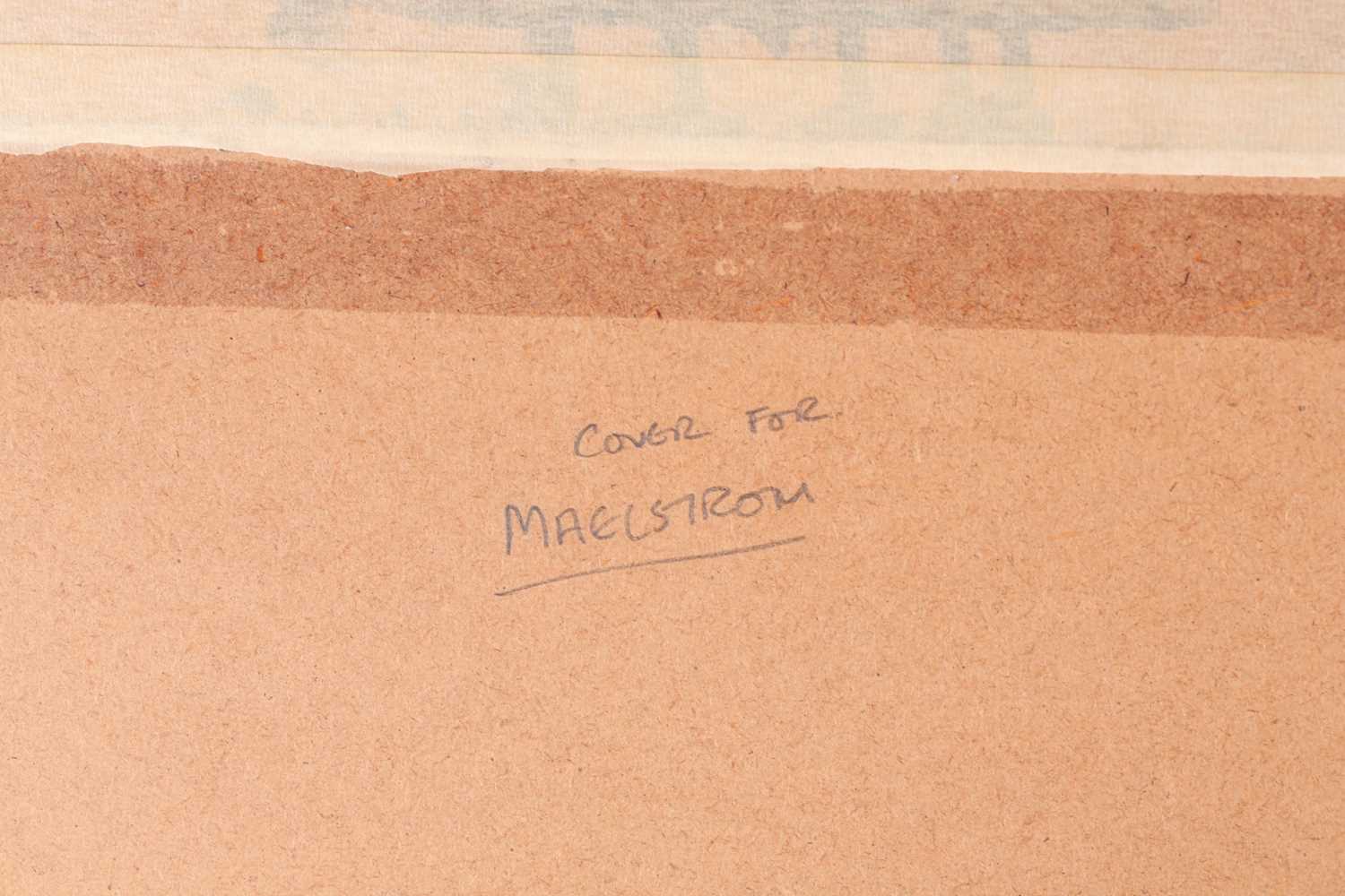 Chris Collingwood (20th century), 'Cover for Maelstrom', watercolour and bodycolour, signed to lower - Image 5 of 5