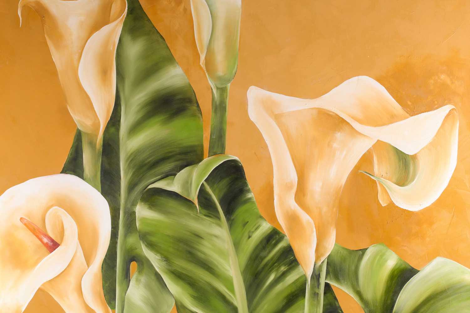 † Lize-Maria Van Der Merwe, Arum Lilies, oil on canvas, signed and dated 2001 lower right, 99 cm x - Image 4 of 4