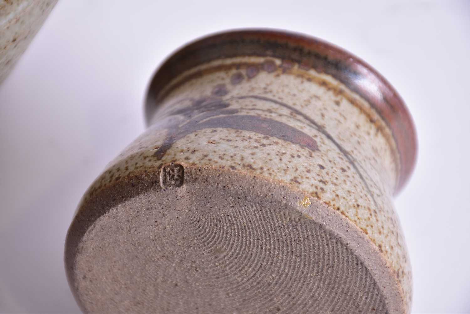 David Leach (1911-2005), a Lowerdown Pottery stoneware vase, of baluster form with flared rim, - Image 2 of 7