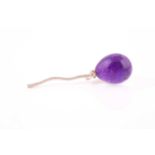 Vhernier, Italy. A Palloncino balloon brooch, the 18ct mount set with a rock crystal balloon over