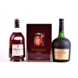A Hennessy XO vintage cognac, 70cl, in red carton, together with a loose Hennessy Privilege VSOP and