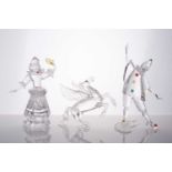 A collection of commemorative boxed Swarovski crystal items, comprising 1988 'Fabulous Creatures -