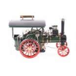 Maxwell-Hemmens, an 1" scale live steam model of a traction engine with a brass plaque bearing the