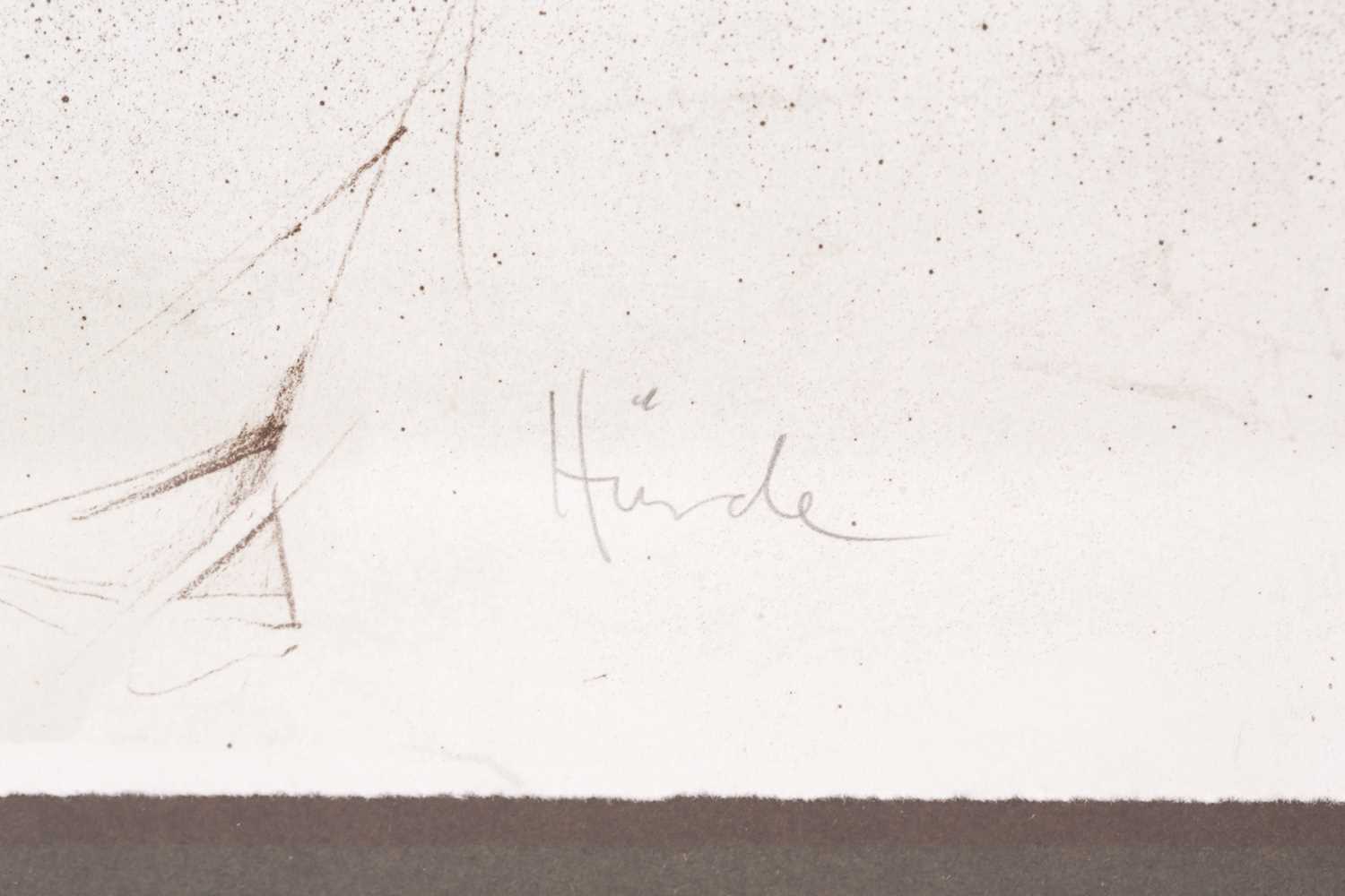 Jurgen Gorg (b.1951) 'Die Hurde', signed lithograph on paper, No. 44 in an edition limited of 180, - Image 2 of 5