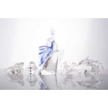 A Swarovski crystal sculpture 'Magic of Dance, Isadora-2002', in original box, together with four