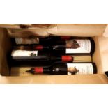 Twelve bottles of Australian Pirramimma 1971 Shiraz Dry Red wine, A C Johnston.