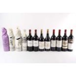 A mixed case of wine, twelve bottles in shipping case, comprising: Chateau Margaux Grand Vin 1994 (
