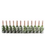 Twelve bottles of 1976 Perrier-Jouet Champagne, in original boxes with outer case.Condition