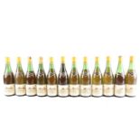 Twelve bottles of 1971 Vouvray Le Haut Lieu, in original carton.