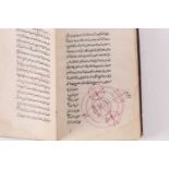 A Persian leather-bound volume relating to astronomy and geometry of the planets, possibly late