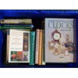 A large collection of coins, furniture, militaria and clocks & watches reference books, early 20th