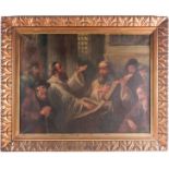 British School (late 19th century), 'In the Synagogue', bearing signature ‘D Maclise’, oil on