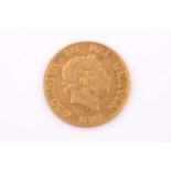 Geo III gold half sovereign, 1817 gold, 3.96 grams
