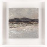Gena Lynam (contemporary), 'Connemara Coastline', oil on canvas, signed and titled verso, 40 cm x 40