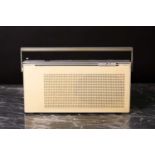 A Bang & Olufsen Beolit 600 portable transistor radio, circa 1970, designed by Jacob Jensen, with