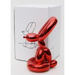 Koons, Jeff (geb. 1955 York, Pennsylvania), nach Skulptur "Ballon Rabbit (Red)". Rote
