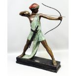 Chiparus, Demetre H. (1888 - 1950), nach Figur der Diana als Bogenschützin. Auf recht