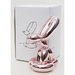 Koons, Jeff (geb. 1955 York, Pennsylvania), nach Skulptur "Ballon Rabbit (Rose Gold)".