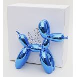 Koons, Jeff (geb. 1955 York, Pennsylvania), nach Skulptur "Balloon Dog Blue". Blaue Zi