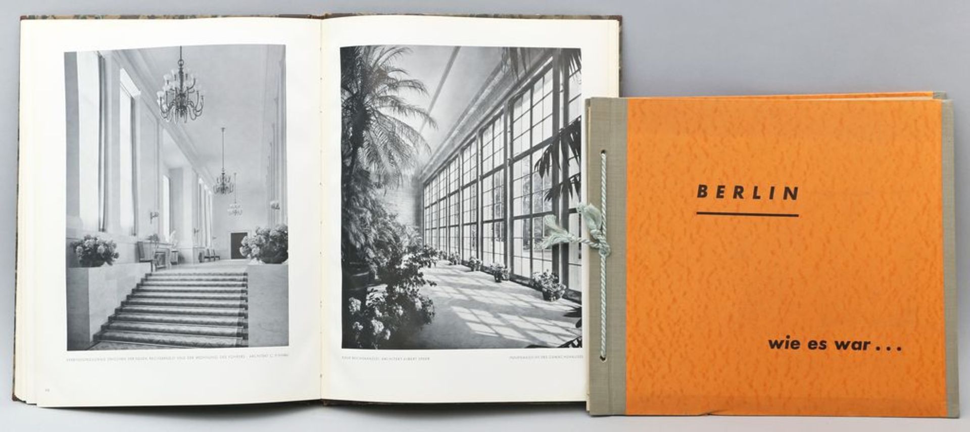 2 Bücher: "Berlin, wie es war" mit Fliegeraufnahmen der Luftbild G.m.b.H. Berlin und