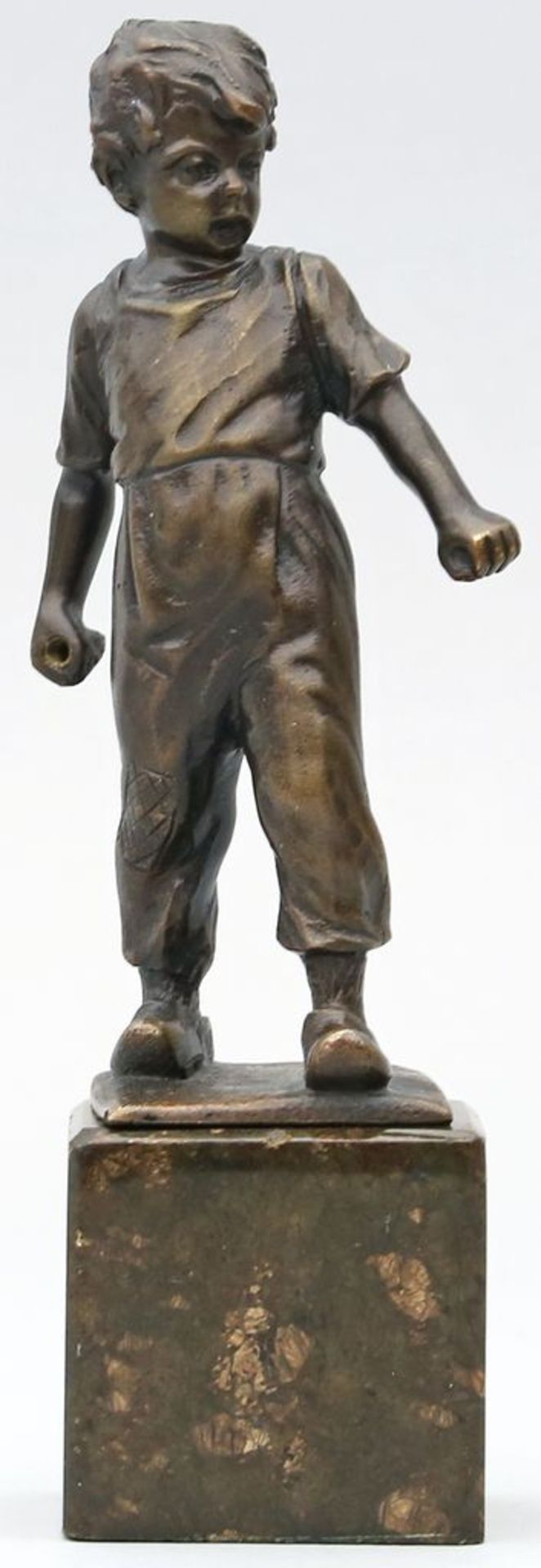 Kowalczewski, Paul Ludwig (1865 Mieltschin - Berlin 1910) Skulptur "stehender Junge".