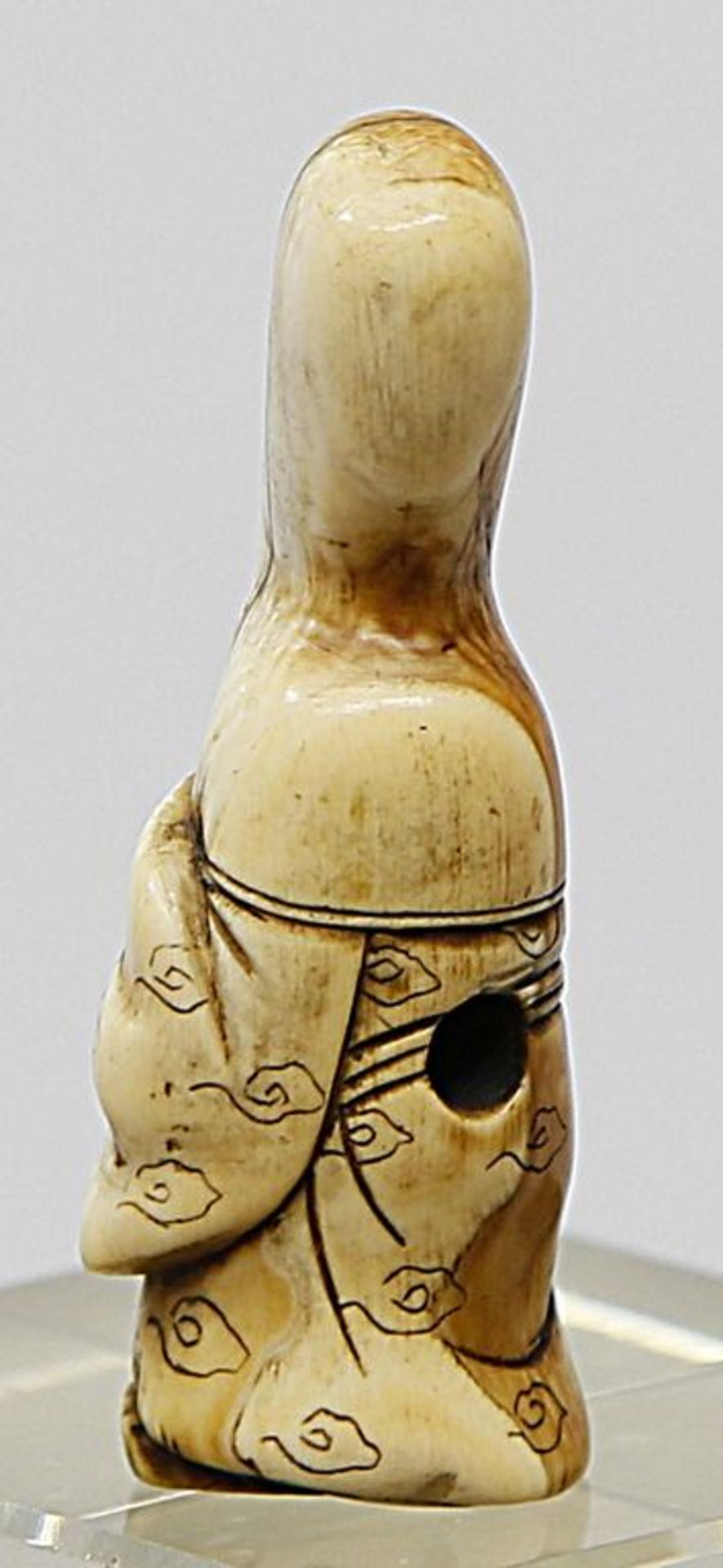 Netsuke "Glücksgott Fukurokuju". - Image 2 of 2